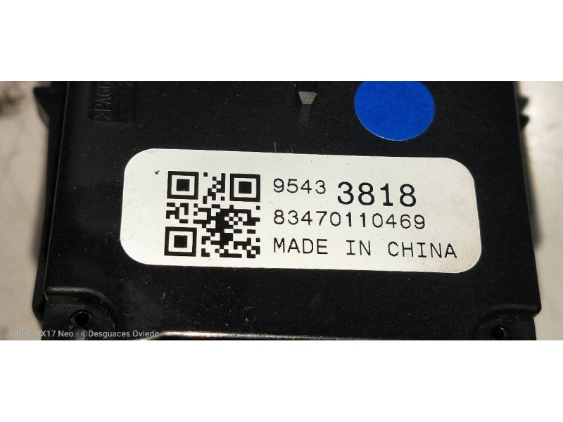 Recambio de mando limpia para opel zafira (c) excellence start/stop referencia OEM IAM 95433818  