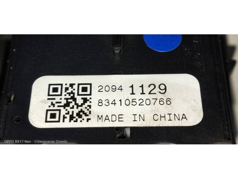 Recambio de mando luces para opel zafira (c) excellence start/stop referencia OEM IAM 20941129  