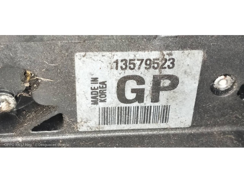 Recambio de motor cierre centralizado delantero derecho para opel zafira (c) excellence start/stop referencia OEM IAM 13579523  