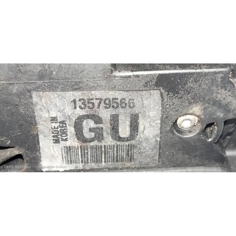 Recambio de motor cierre centralizado trasero derecho para opel zafira (c) excellence start/stop referencia OEM IAM 13579565  