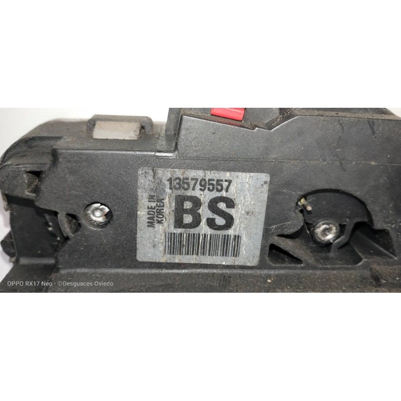 Recambio de motor cierre centralizado trasero izquierdo para opel zafira (c) excellence start/stop referencia OEM IAM 13579557  