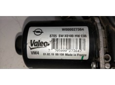Recambio de motor limpia delantero para opel zafira (c) excellence start/stop referencia OEM IAM W000027364 W000027192 W00002736 2