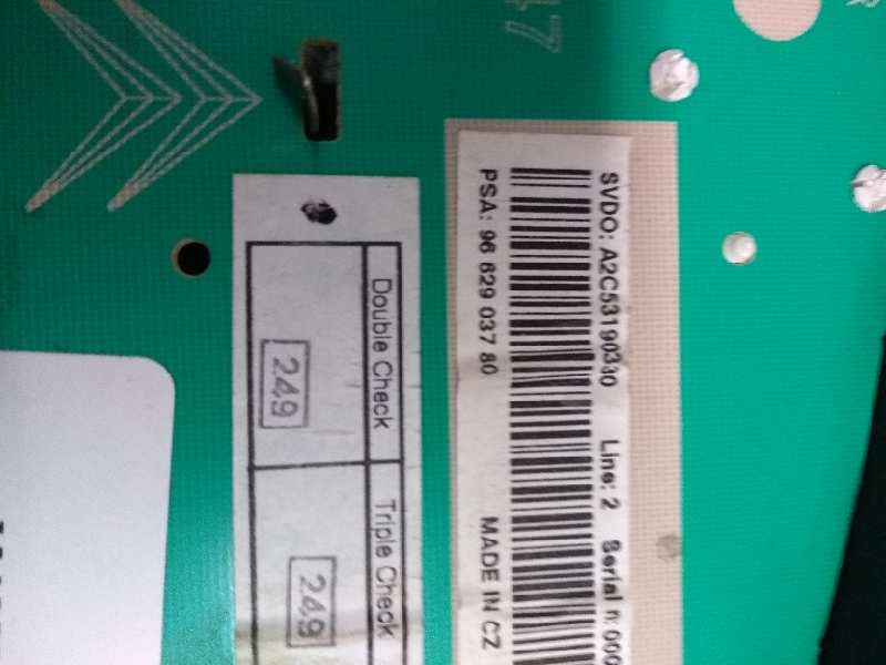 Recambio de cuadro instrumentos para peugeot 207 referencia OEM IAM 9662903780   Recambio de cuadro instrumentos para peugeot 207 referencia OEM IAM 9662903780