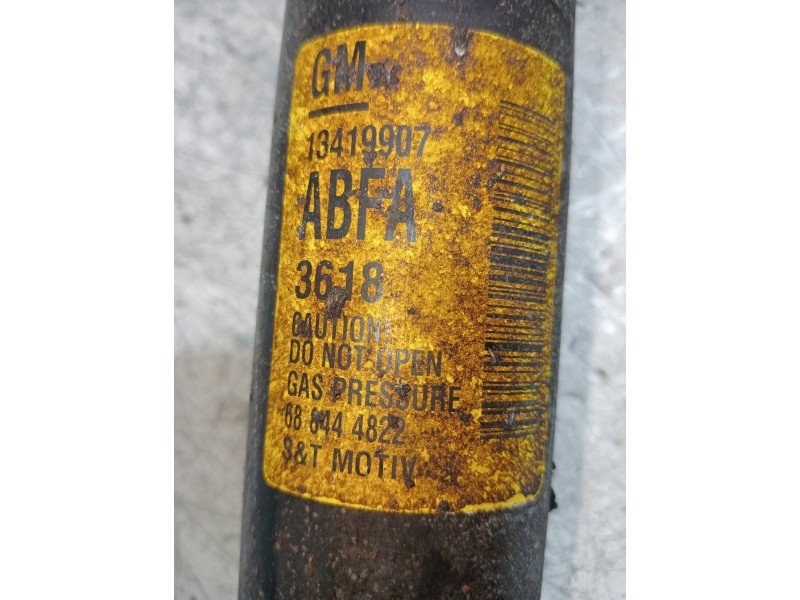 Recambio de amortiguador trasero derecho para opel zafira (c) excellence start/stop referencia OEM IAM 13419907  