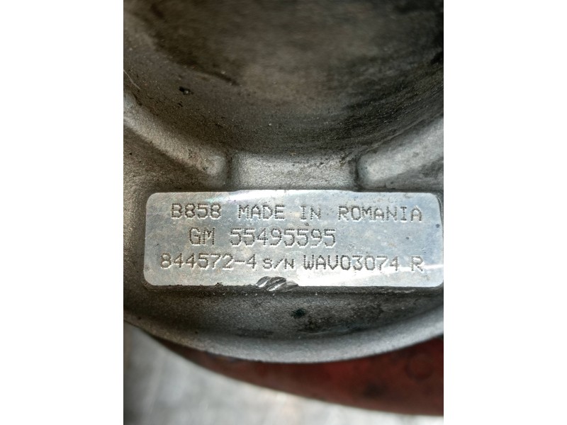 Recambio de turbocompresor para opel zafira (c) excellence start/stop referencia OEM IAM 55495595 8445724 