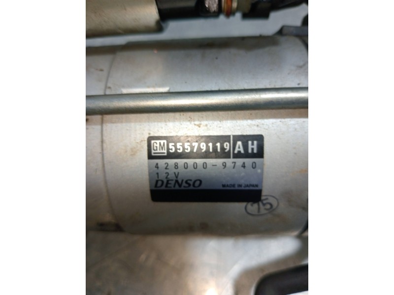 Recambio de motor arranque para opel zafira (c) excellence start/stop referencia OEM IAM 4280009740 55579119AH 