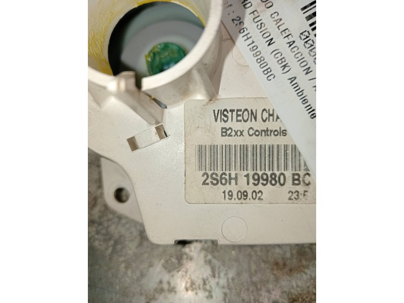 Recambio de mando calefaccion / aire acondicionado para ford fusion (cbk) ambiente referencia OEM IAM 2S6H19980BC  