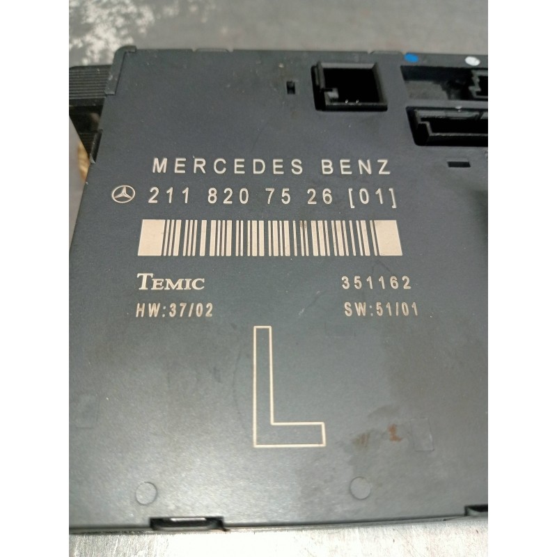 Recambio de modulo electronico para mercedes clase e (w211) berlina e 220 cdi (211.006) referencia OEM IAM 2118207526 351162 