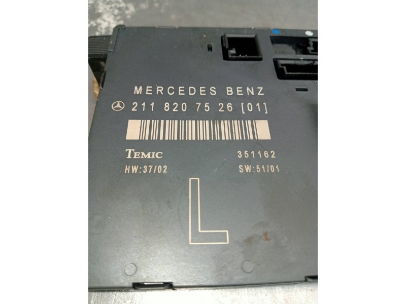 Recambio de modulo electronico para mercedes clase e (w211) berlina e 220 cdi (211.006) referencia OEM IAM 2118207526 351162 