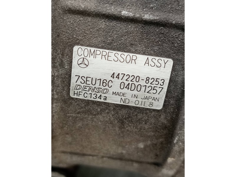Recambio de compresor aire acondicionado para mercedes clase m (w163) 270 cdi inspiration (163.113) referencia OEM IAM 447220825