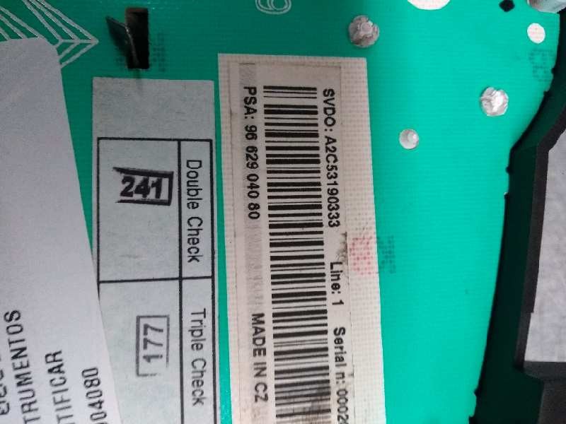 Recambio de cuadro instrumentos para peugeot 207 1.6 16v cat referencia OEM IAM  A2C53190333  Recambio de cuadro instrumentos para peugeot 207 1.6 16v cat referencia OEM IAM  A2C53190333
