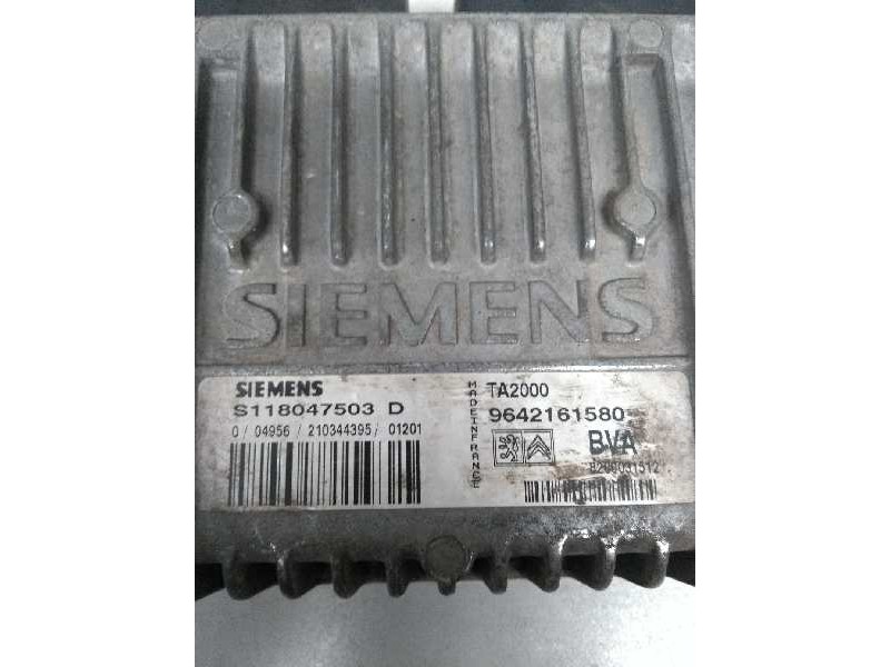 Recambio de centralita cambio automatico para citroen xsara berlina 1.6 16v cat (nfu / tu5jp4) referencia OEM IAM S118047503D 96