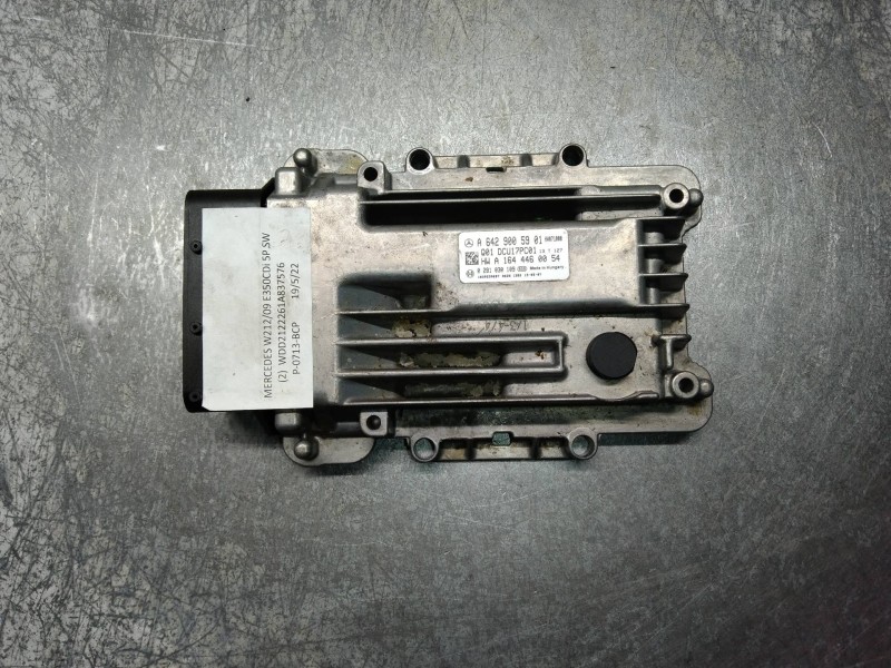 Recambio de centralita motor uce para mercedes clase e (w212) familiar 3.0 cdi cat referencia OEM IAM 0281030109 A6429005901 DCU