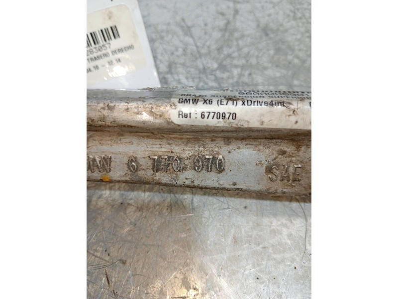 Recambio de brazo suspension superior trasero derecho para bmw x6 (e71) xdrive40d referencia OEM IAM 6770970 J4546061LT6 