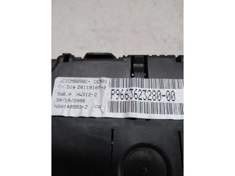 Recambio de cuadro instrumentos para citroen c4 picasso sx referencia OEM IAM P9663623280 00 281191072
