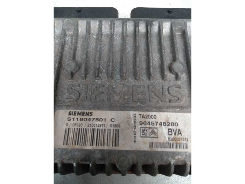 Recambio de centralita cambio automatico para citroen xsara berlina 2.0 hdi sx (80kw) referencia OEM IAM S118047501C 9645748280 