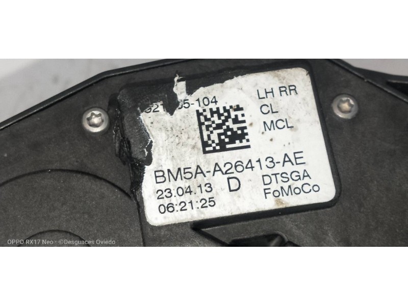 Recambio de motor cierre centralizado trasero izquierdo para ford kuga (cbs) titanium referencia OEM IAM BM5AA26413AE  