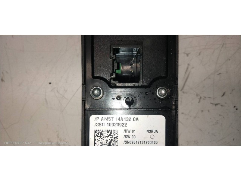 Recambio de mando elevalunas delantero izquierdo para ford kuga (cbs) titanium referencia OEM IAM AM5T14A132CA  