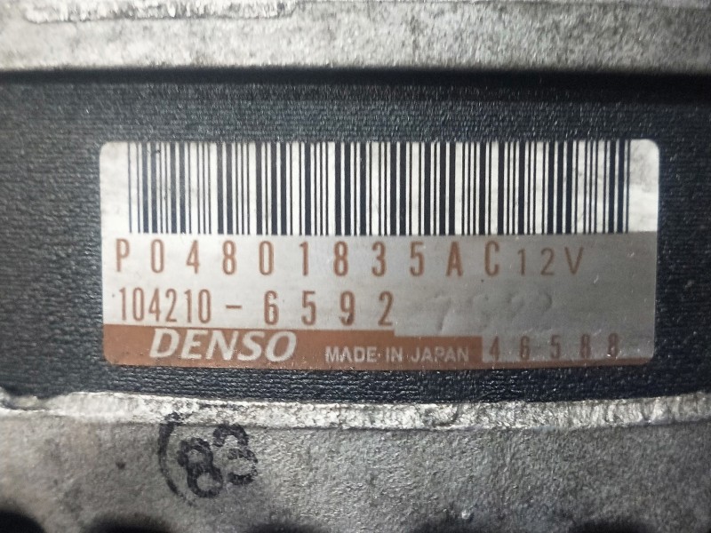 Recambio de alternador para maserati ghibli diesel referencia OEM IAM 1042106592 P04801835AC 