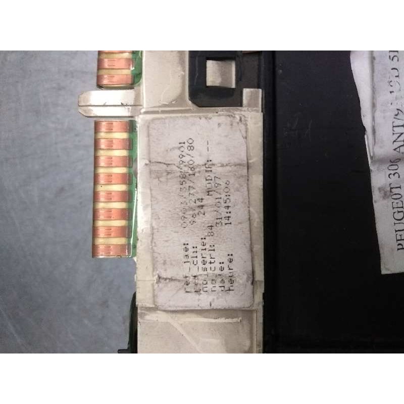 Recambio de cuadro instrumentos para peugeot 306 berlina 3/5 puertas (s1) 1.9 diesel referencia OEM IAM 9627718080  