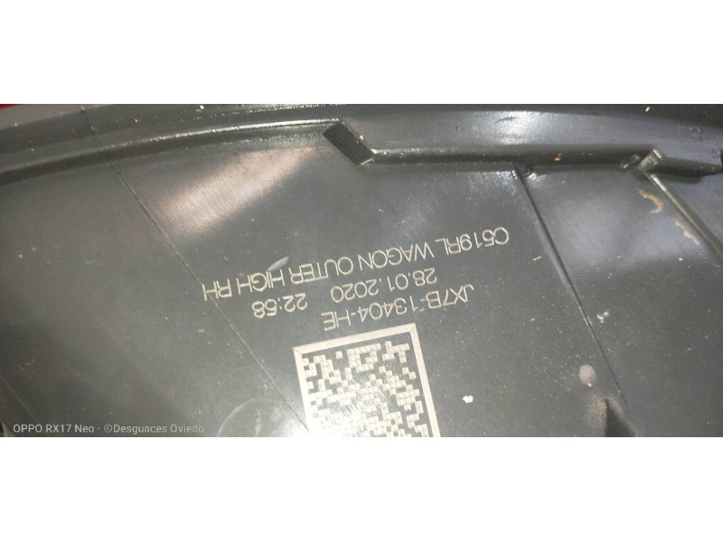 Recambio de piloto trasero derecho para ford focus turnier active referencia OEM IAM JX7B13404HE  