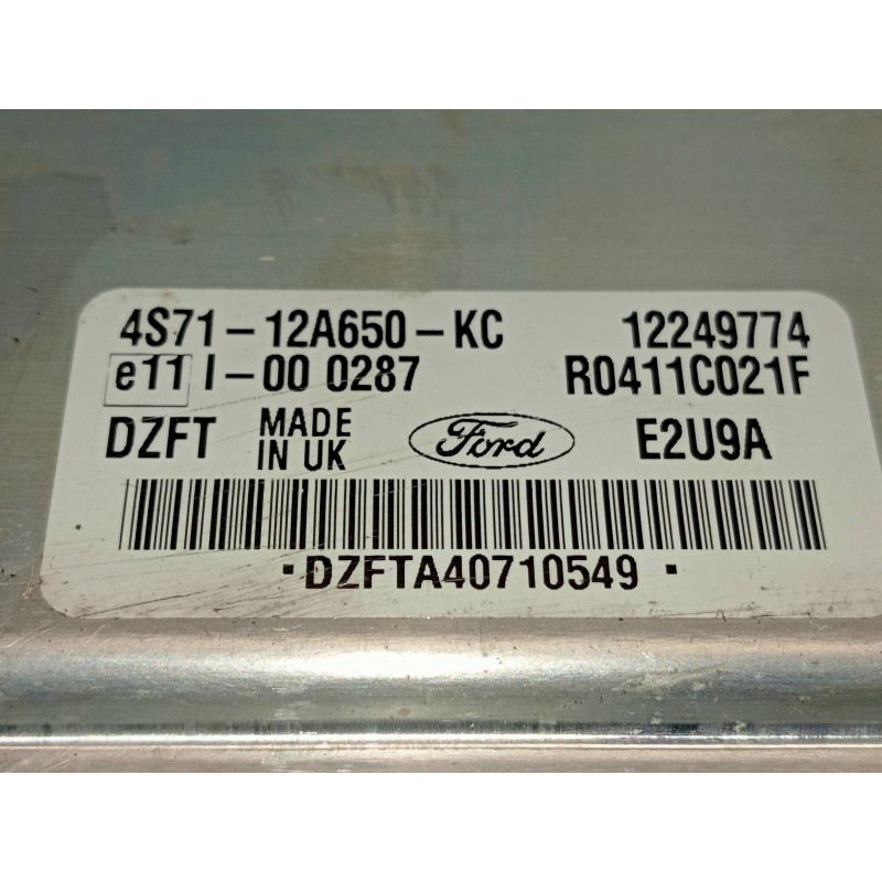 Recambio de centralita motor uce para ford mondeo berlina (ge) ambiente (06.2003) (d) referencia OEM IAM 4S7112A650KC 12249774 