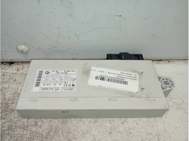 Recambio de modulo electronico para bmw serie 3 touring (e91) 318i referencia OEM IAM 5WK494120BF  