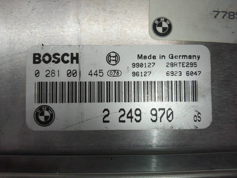 Recambio de centralita motor uce para bmw serie 3 berlina (e46) 320d referencia OEM IAM 0281001445 2249970 