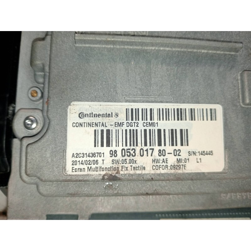 Recambio de sistema audio / radio cd para peugeot 208 active referencia OEM IAM 980530178002 9801840680 