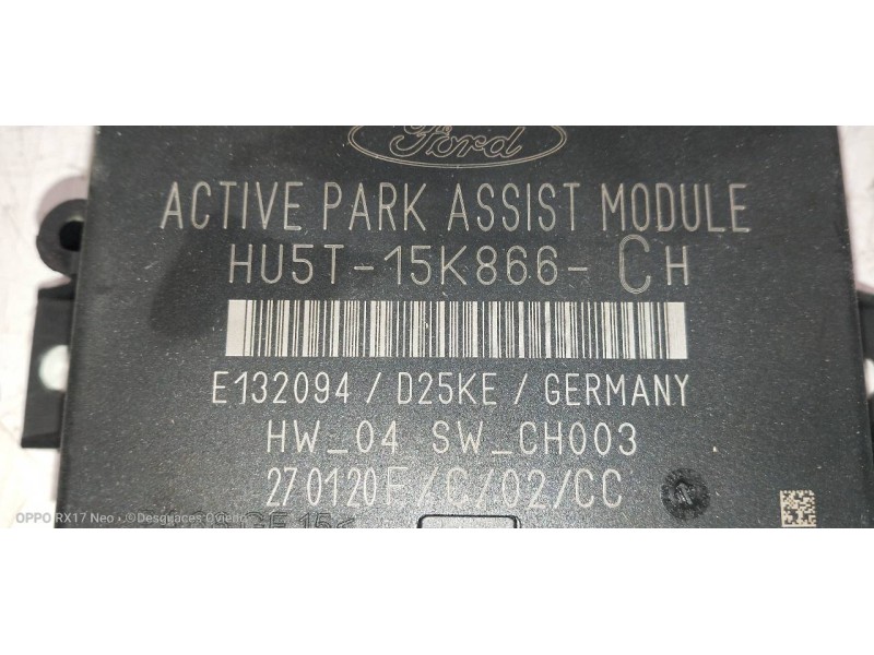 Recambio de modulo electronico para ford focus turnier active referencia OEM IAM HU5T15K866CH  