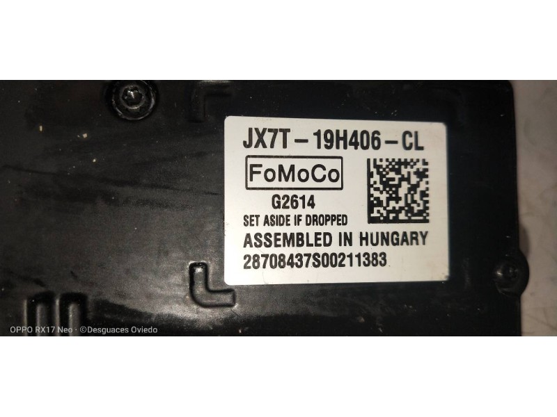 Recambio de modulo electronico para ford focus turnier active referencia OEM IAM JX7T19H406CL  