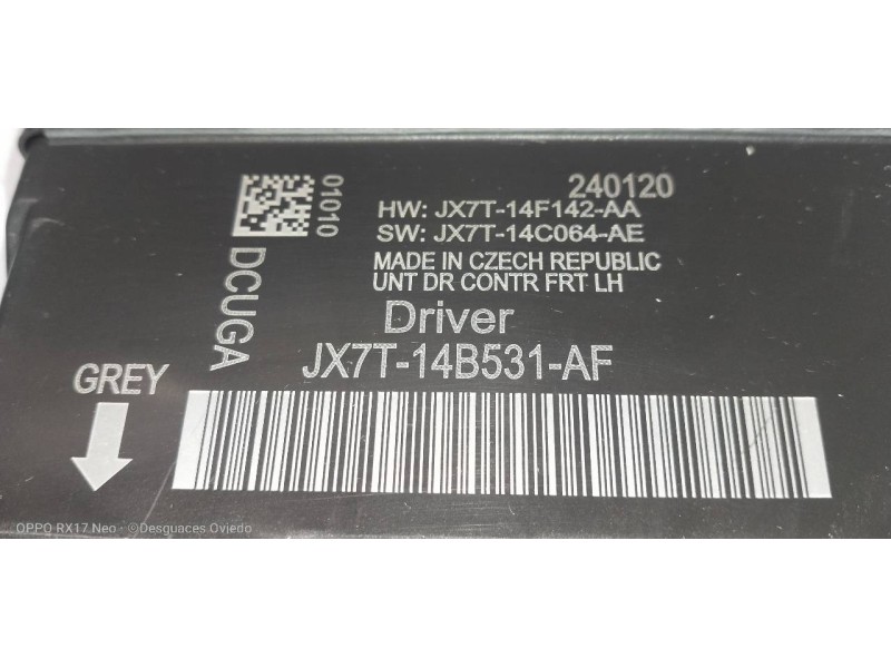 Recambio de modulo electronico para ford focus turnier active referencia OEM IAM JX7T14B531AF JX7T14F142AA JX7T14C064AE 