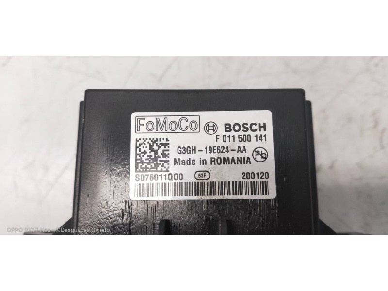 Recambio de modulo electronico para ford focus turnier active referencia OEM IAM G3GH19E624AA F011500141 