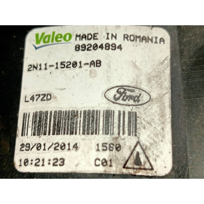 Recambio de faro antiniebla izquierdo para ford focus lim. (cb8) 1.6 tdci cat referencia OEM IAM 2N1115201AB 89204894 