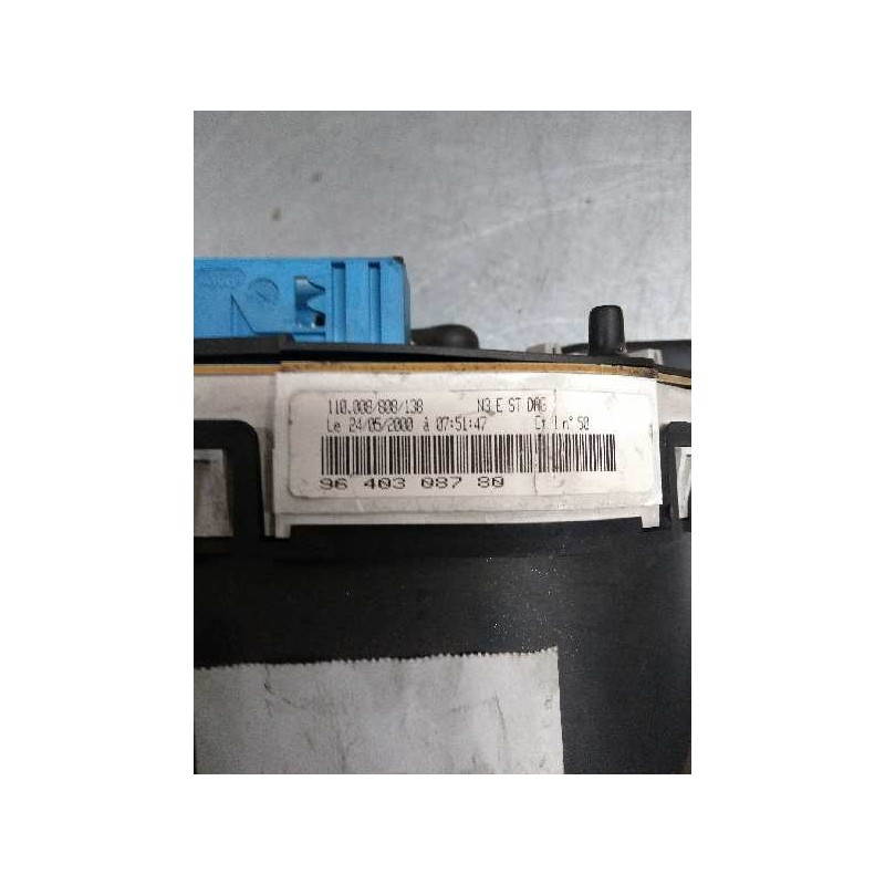 Recambio de cuadro instrumentos para peugeot 306 berlina 3/5 puertas (s1) 1.6 referencia OEM IAM 9640308780 110008808138 