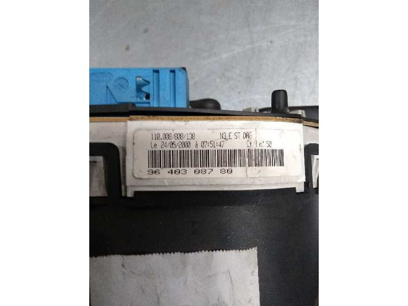 Recambio de cuadro instrumentos para peugeot 306 berlina 3/5 puertas (s1) 1.6 referencia OEM IAM 9640308780 110008808138 