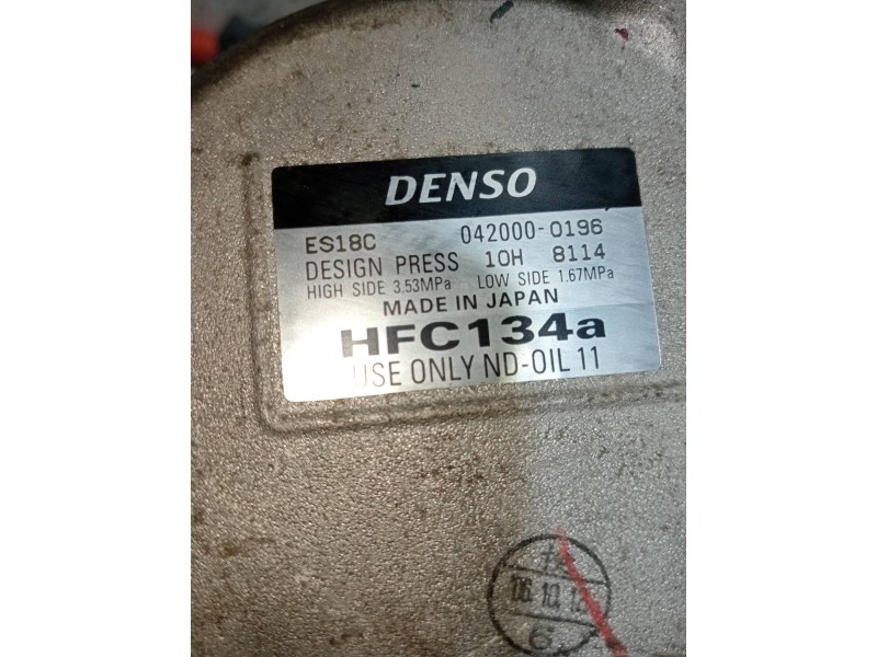 Recambio de compresor aire acondicionado para toyota prius (nhw20) basis referencia OEM IAM 0420000196  