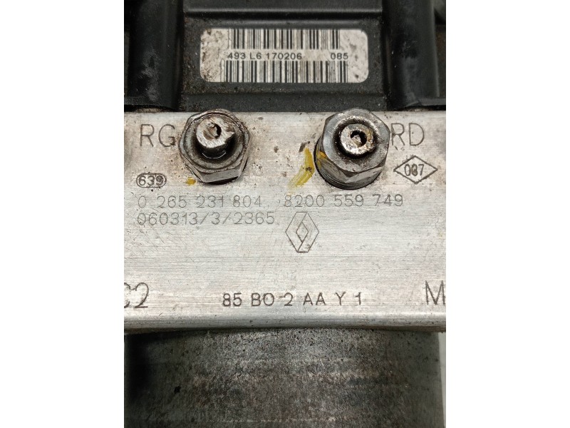 Recambio de abs para renault clio iii confort dynamique referencia OEM IAM 0265231804 8200559749 0265800559