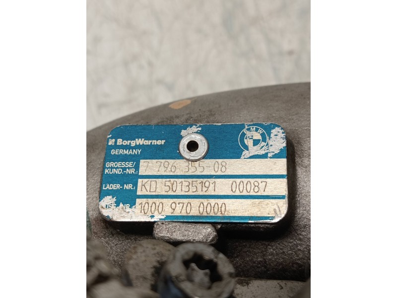 Recambio de turbocompresor para bmw serie 6 coupe (e63) 635d referencia OEM IAM 779635508 10009700000 KD50135191