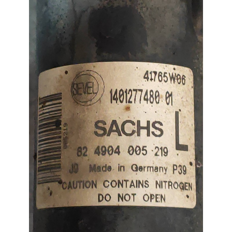 Recambio de amortiguador delantero izquierdo para citroen c8 hdi 120 premier referencia OEM IAM 1401277480 824904005219 