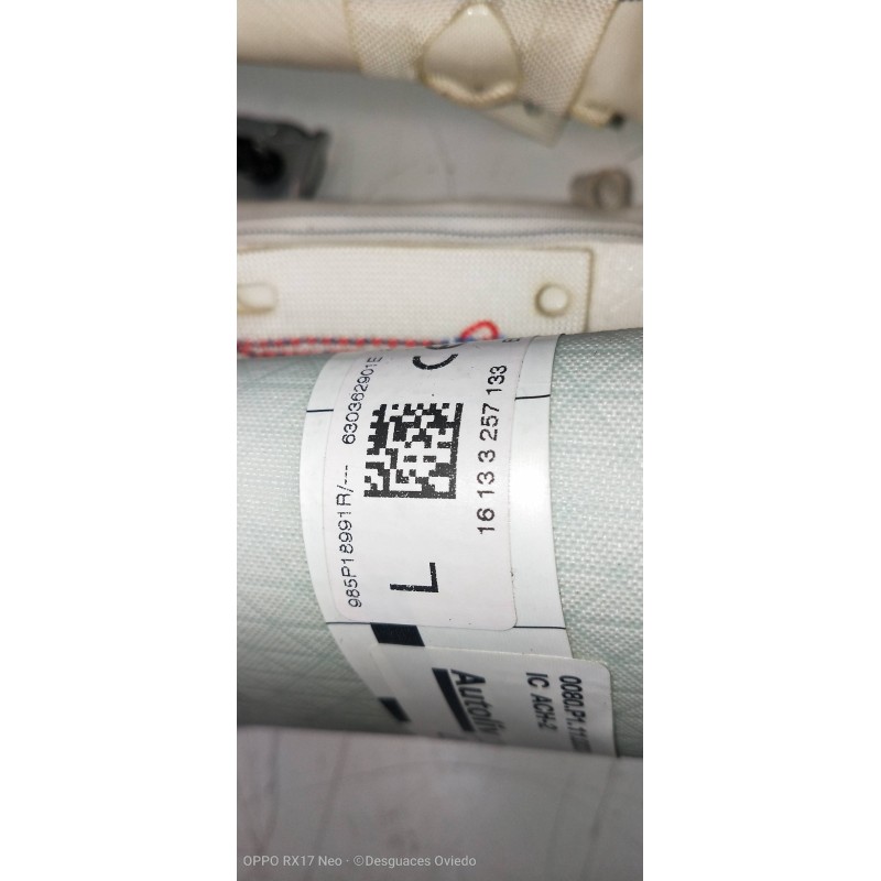 Recambio de airbag cortina delantero izquierdo para renault espace v intens referencia OEM IAM 985P18991R 6303622901E 