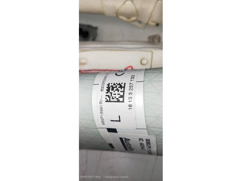 Recambio de airbag cortina delantero izquierdo para renault espace v intens referencia OEM IAM 985P18991R 6303622901E 