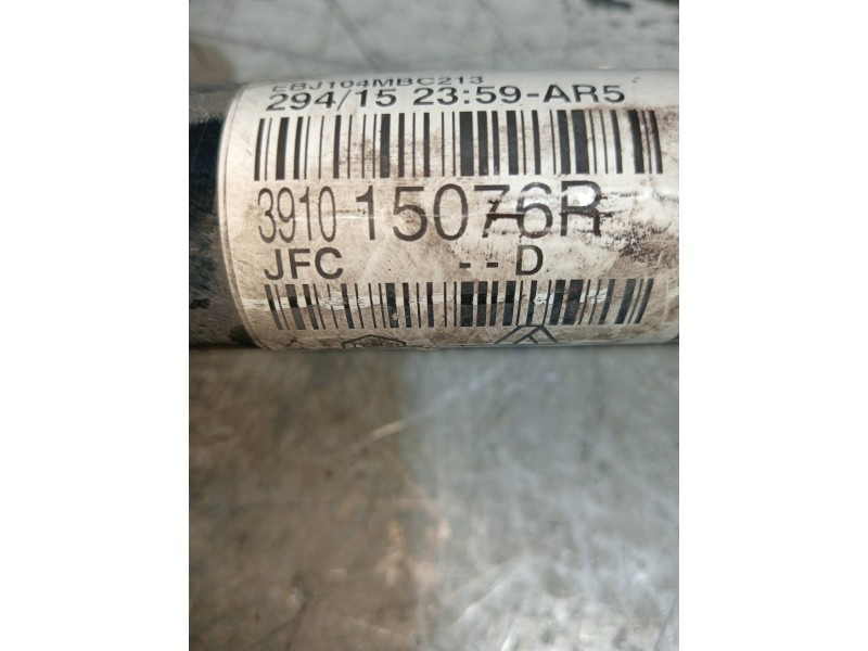 Recambio de transmision delantera izquierda para renault espace v intens referencia OEM IAM 391015076R  