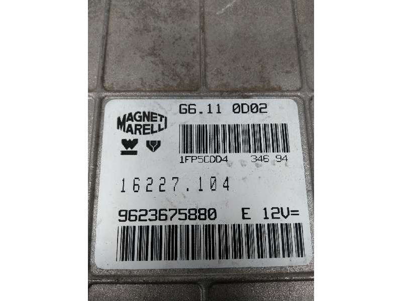 Recambio de centralita motor uce para citroen ax 1.1 referencia OEM IAM G6110D02 9623675880 16227104