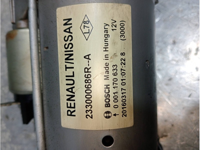 Recambio de motor arranque para renault espace v intens referencia OEM IAM 233000686R 0001170633 