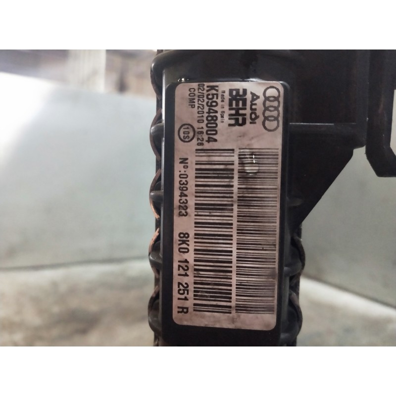 Recambio de radiador agua para audi a4 avant (8k5) (2008) 2.0 tdi referencia OEM IAM   