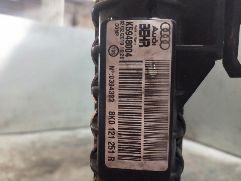 Recambio de radiador agua para audi a4 avant (8k5) (2008) 2.0 tdi referencia OEM IAM   
