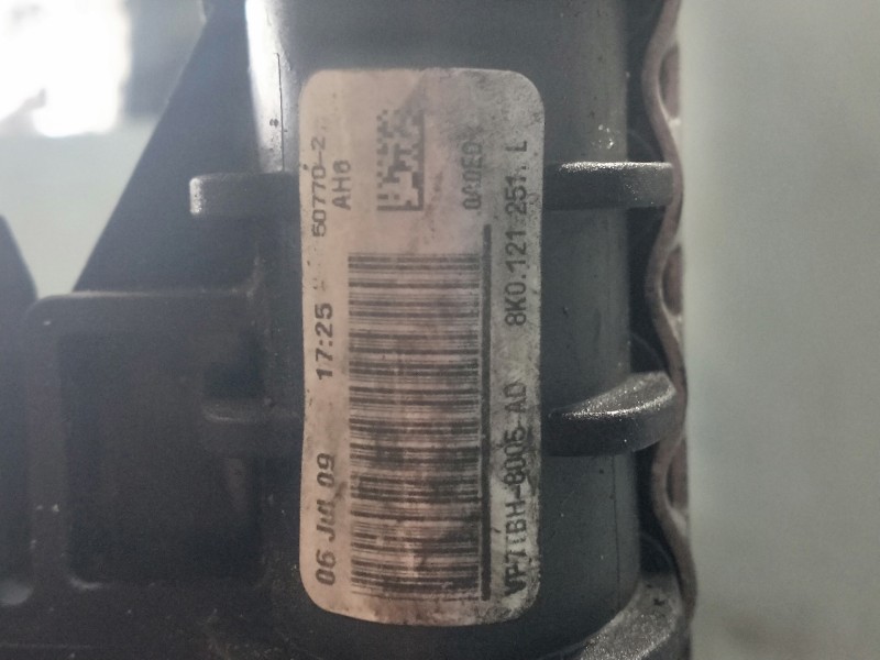 Recambio de radiador agua para audi a5 coupe (8t) 2.0 tfsi (132kw) referencia OEM IAM   
