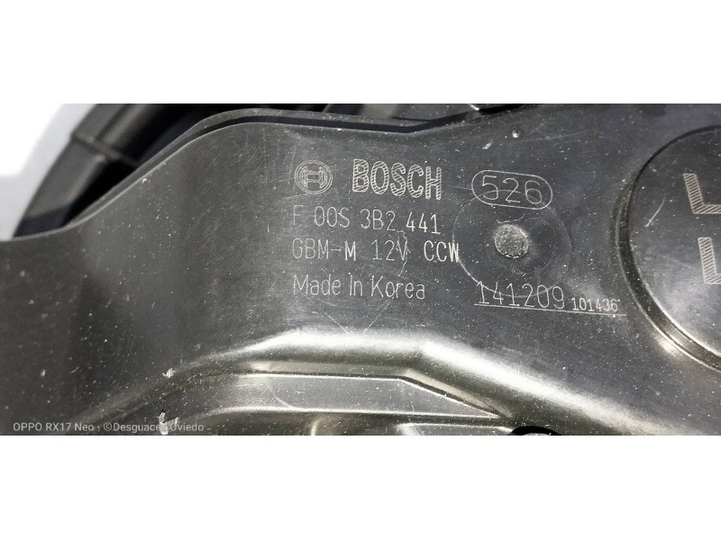 Recambio de motor calefaccion para kia sportage drive 4x2 referencia OEM IAM F00S3B2441  