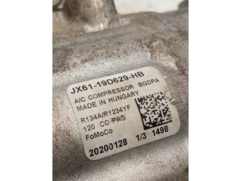 Recambio de compresor aire acondicionado para ford focus turnier active referencia OEM IAM JX6119D629HB  